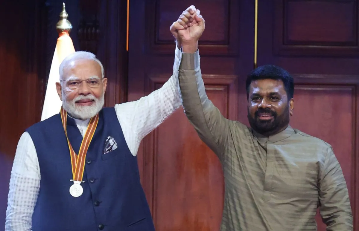 Sri Lanka confers ‘Mithra Vibhushana’ award on PM Modi By President Anura Kumara Dissanayake